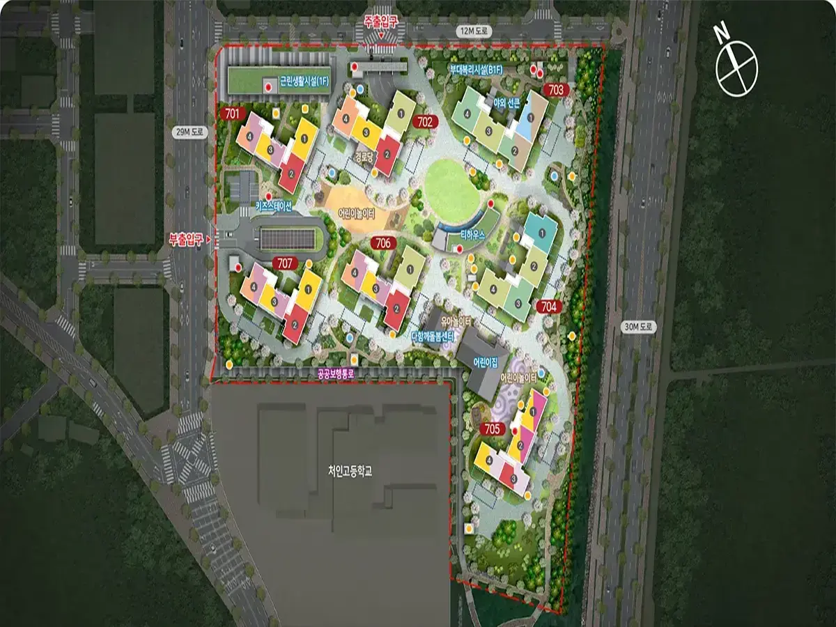 용인 마크밸리 단지안내